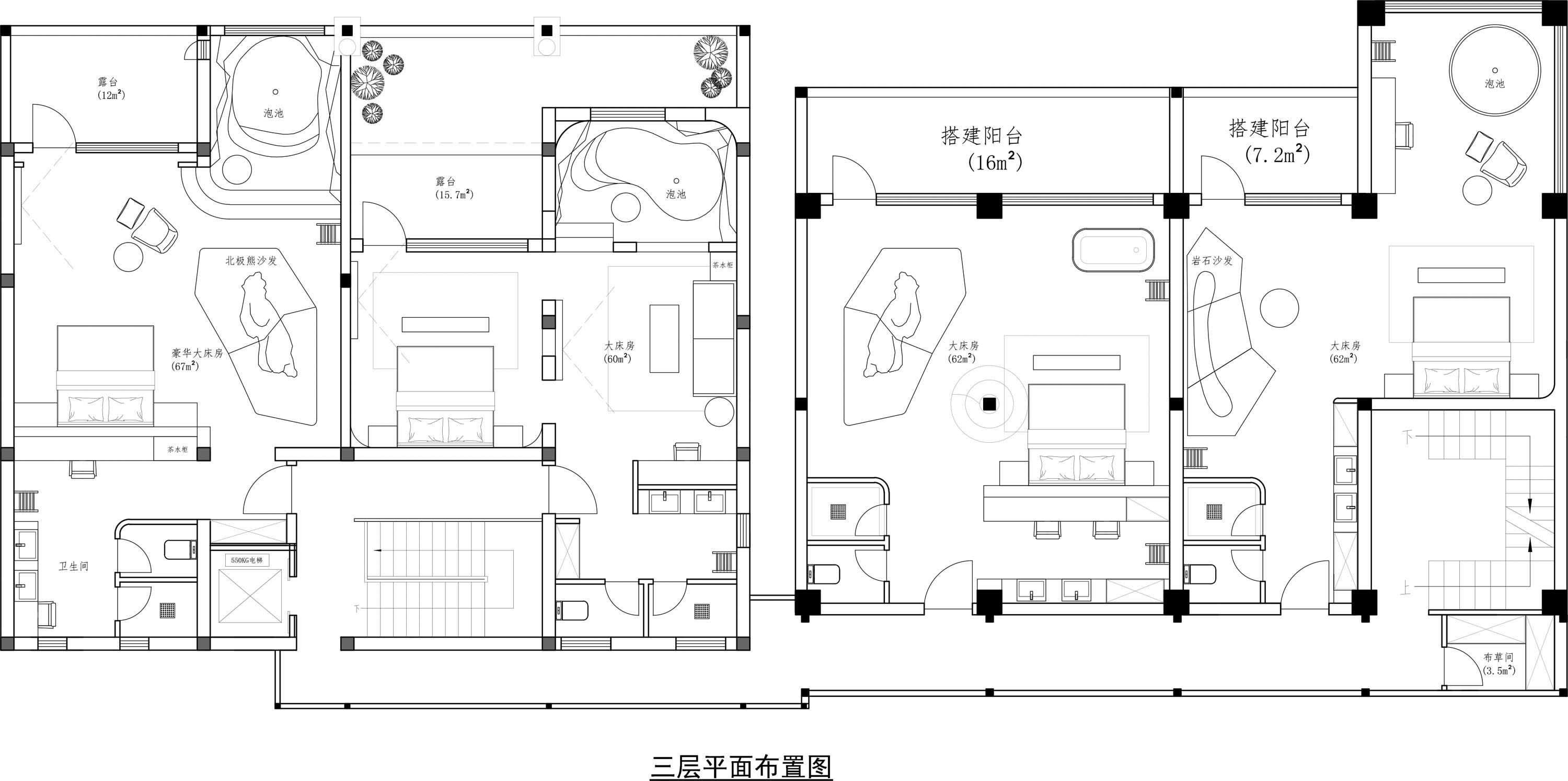 大理民宿平面布局设计